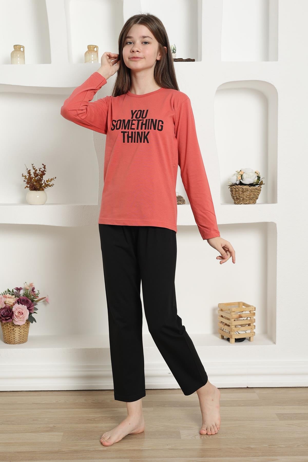 Hkursat Kız Çocuk Penye Pijama Takım 20423