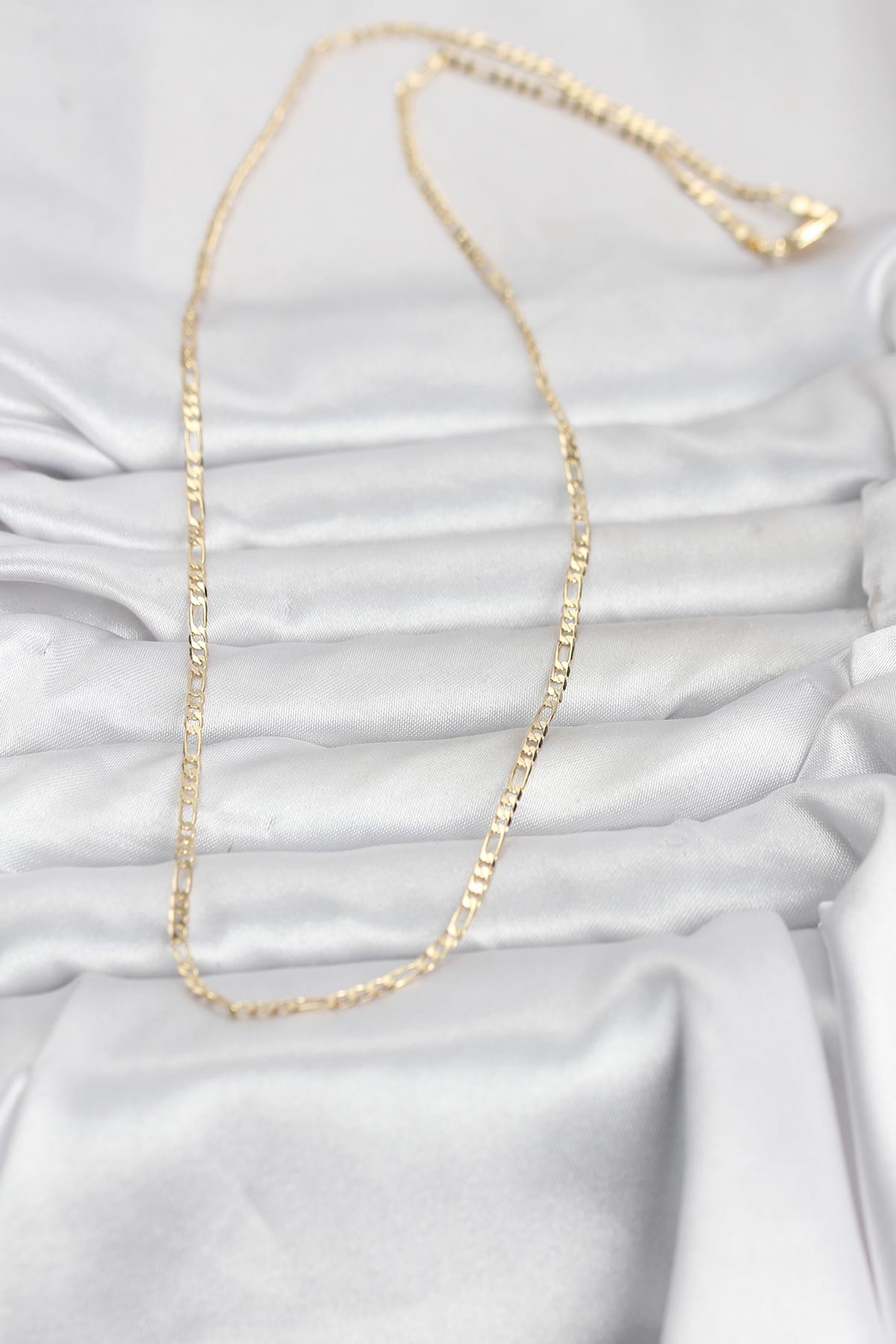 CM 14K Gold Renk İnce Kuşgözü Zincir Model 60 cm Kadın Kolye