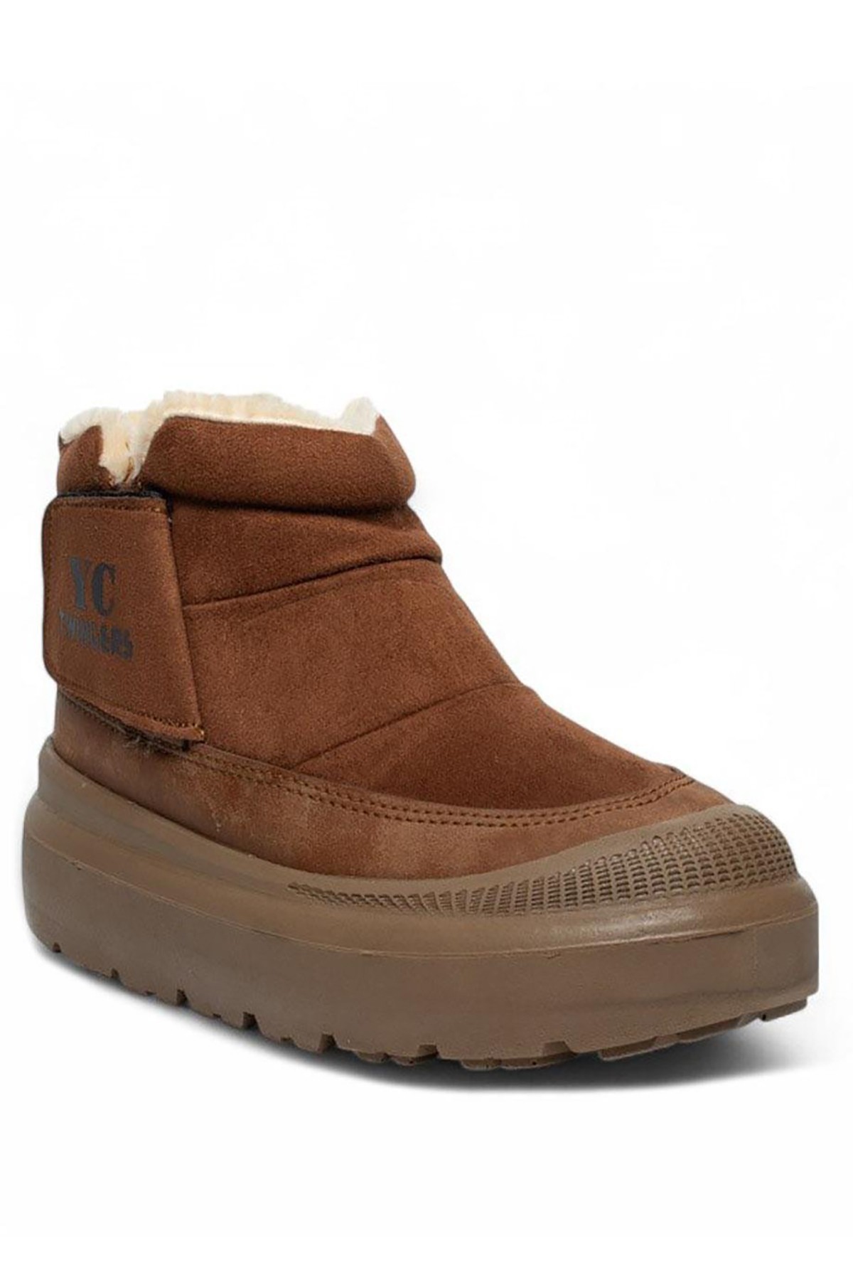 Bluefeet Twg İçi Kürklü Taba Süet Kadın Bot & Bootie NSB823