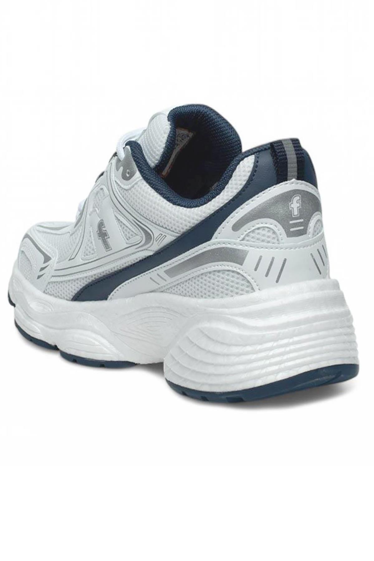 Bluefeet Flt Beyaz Laci Fileli Kadın Sneaker Spor Ayakkabı