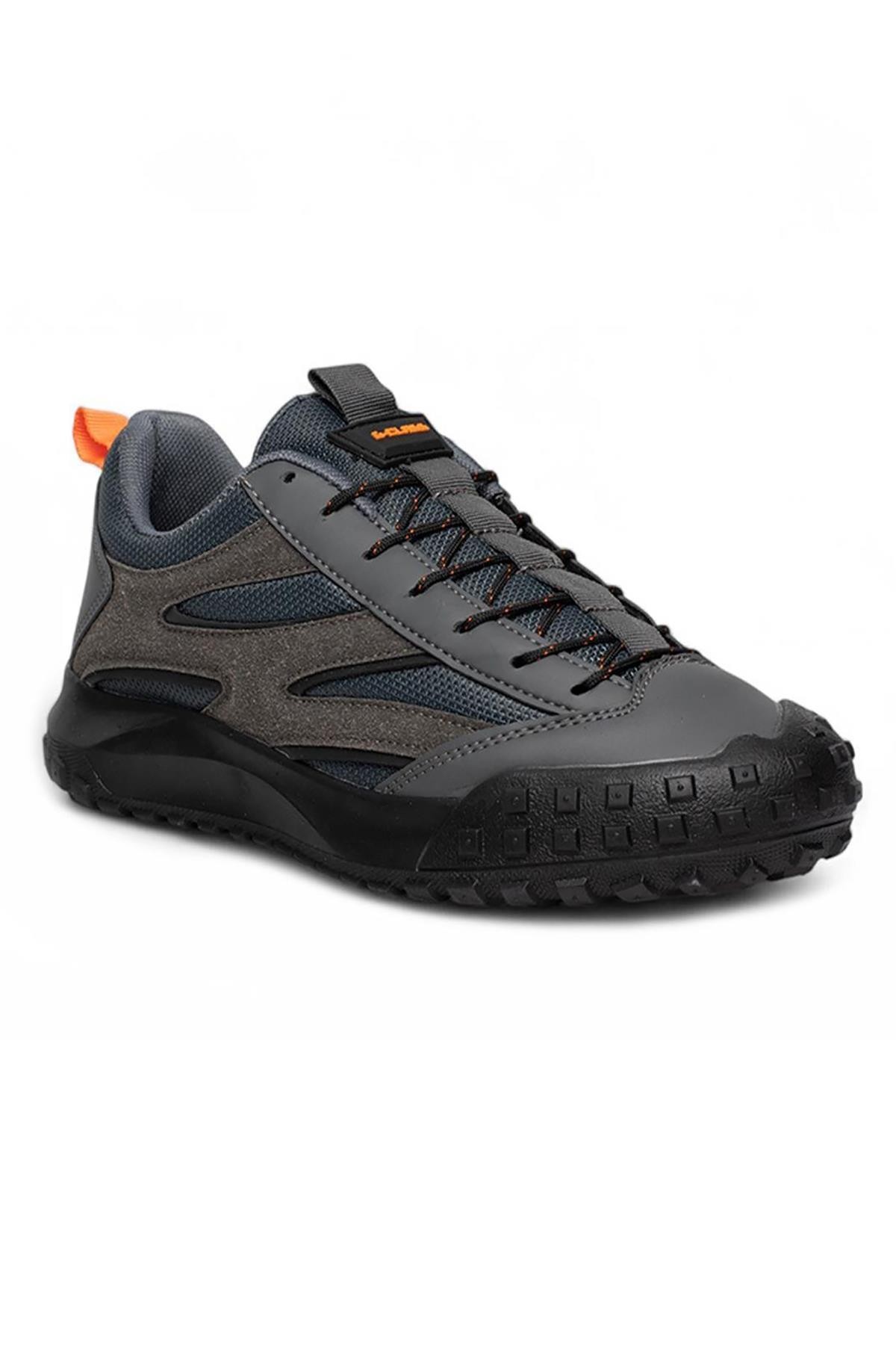 Bluefeet Glc Gri Siyah Erkek Günlük Sneaker Spor Ayakkabı