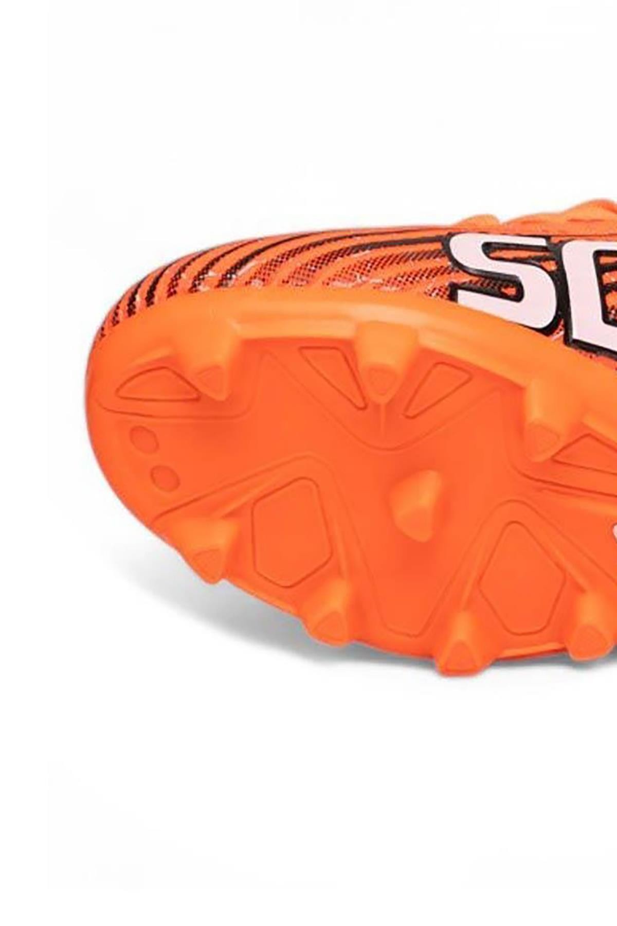 Bluefeet Bys Oranj Beyaz Erkek Futbol Krampon Ayakkabı