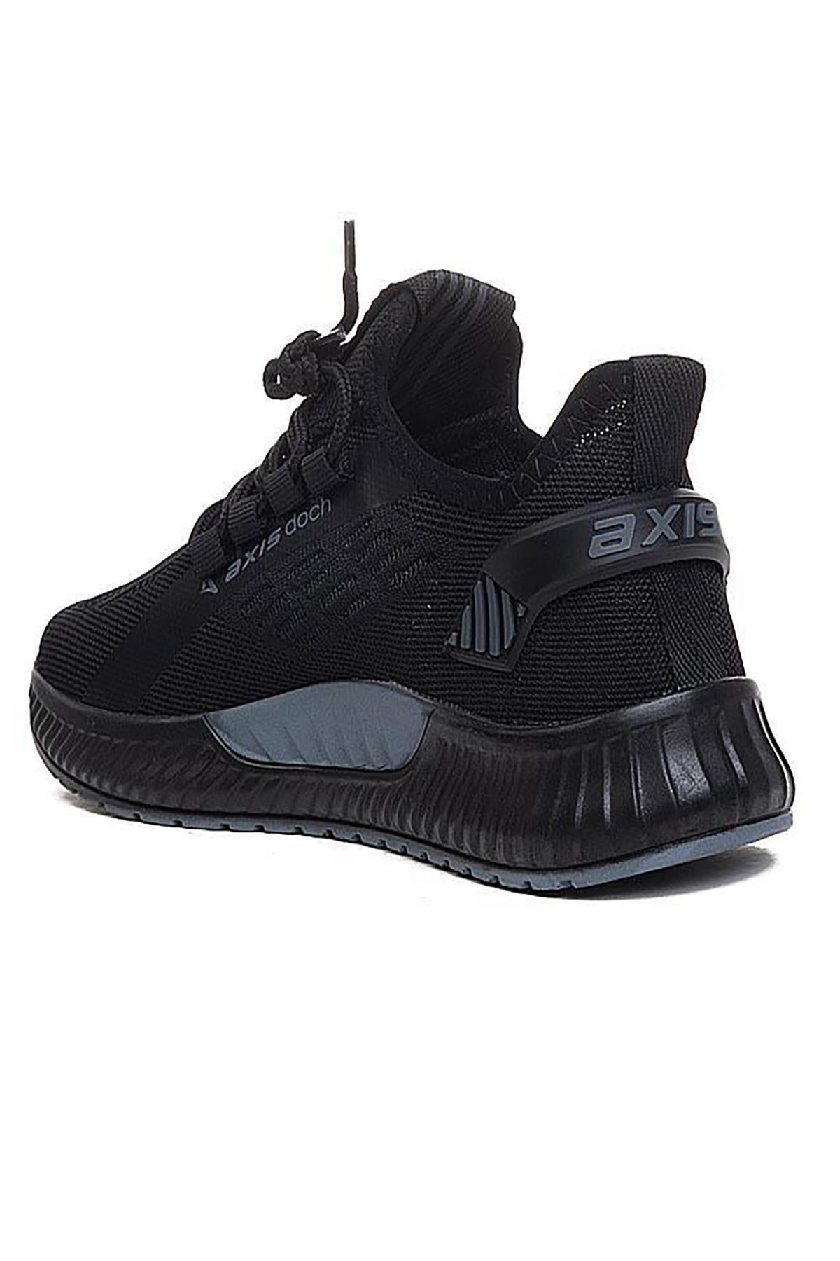 Bluefeet Axs Siyah Triko Erkek Sneaker Spor Ayakkabı